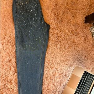 Rhinestone Jeans (Size 32)